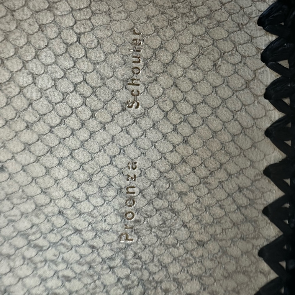 Proenza Schouler Snake Embossed XL Ruched Tote bag - Picture 2 of 11